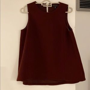 Banana republic burgundy top